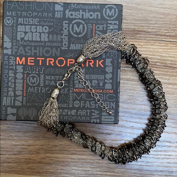 Metropark Multi Chain Silver Necklace - Picture 1 of 4